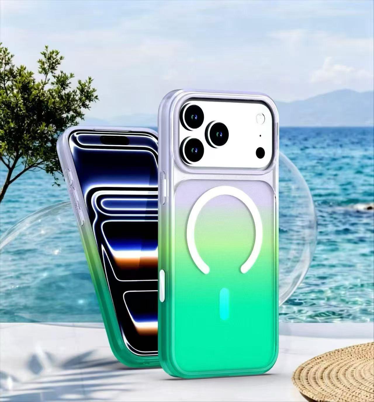 Shimmer Gradient Matte Magnetic Phone Case