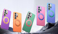 Aurora Color Block 360° Ring Stand Case for Samsung Galaxy S22-S26 Series
