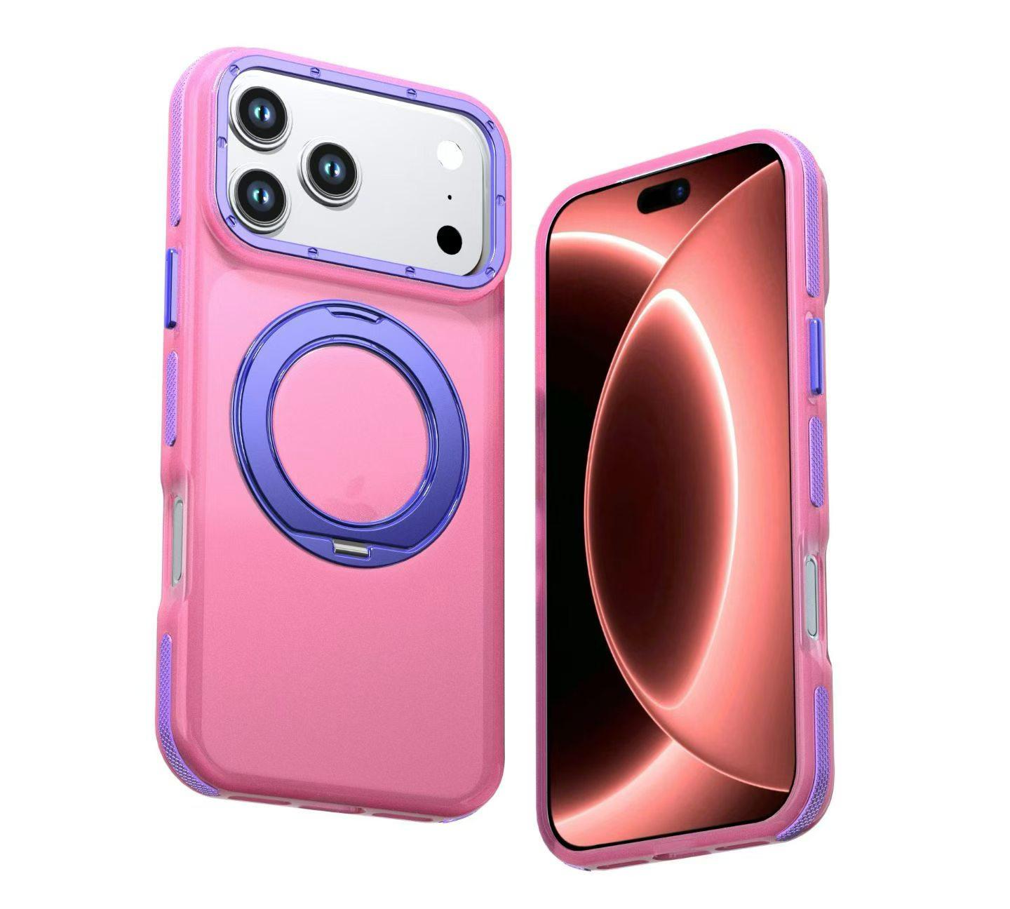 Summer Vibes: Dopamine Color Clash MagSafe Kickstand iPhone Case