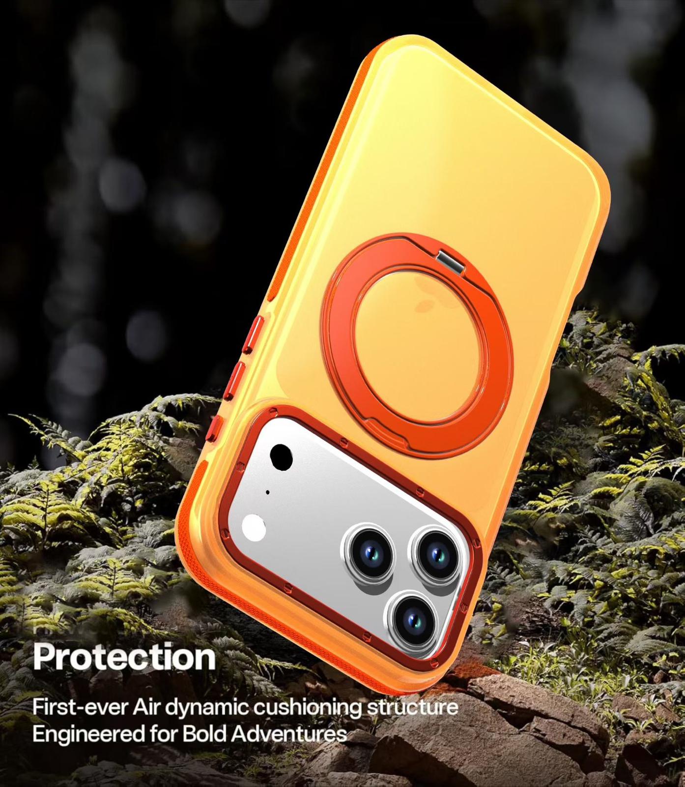 Summer Vibes: Dopamine Color Clash MagSafe Kickstand iPhone Case