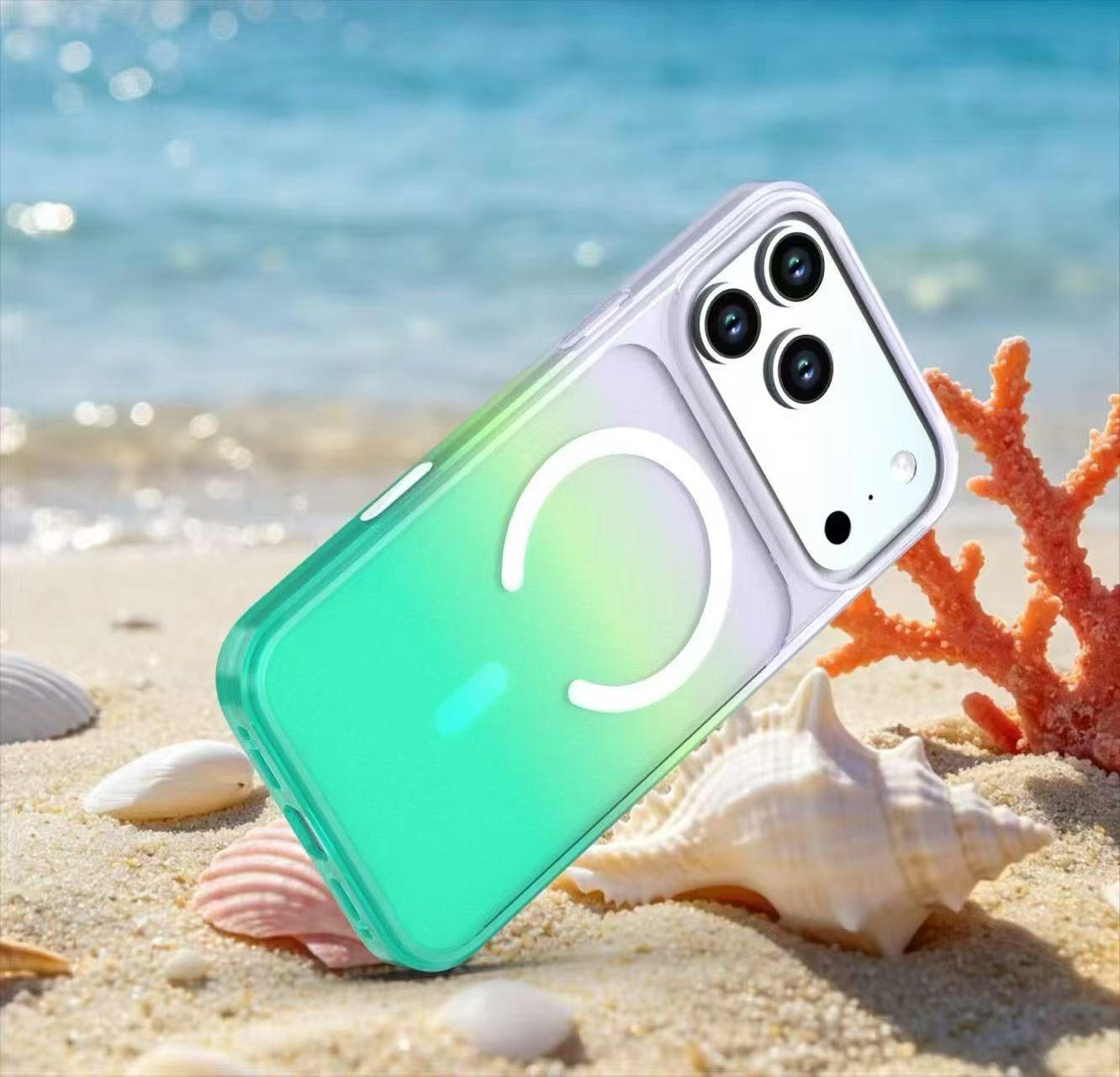 Shimmer Gradient Matte Magnetic Phone Case